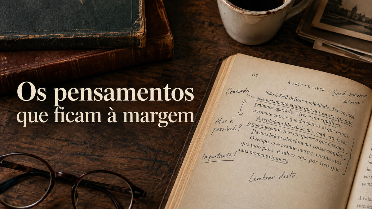 Marginalia: os pensamentos que ficam à margem